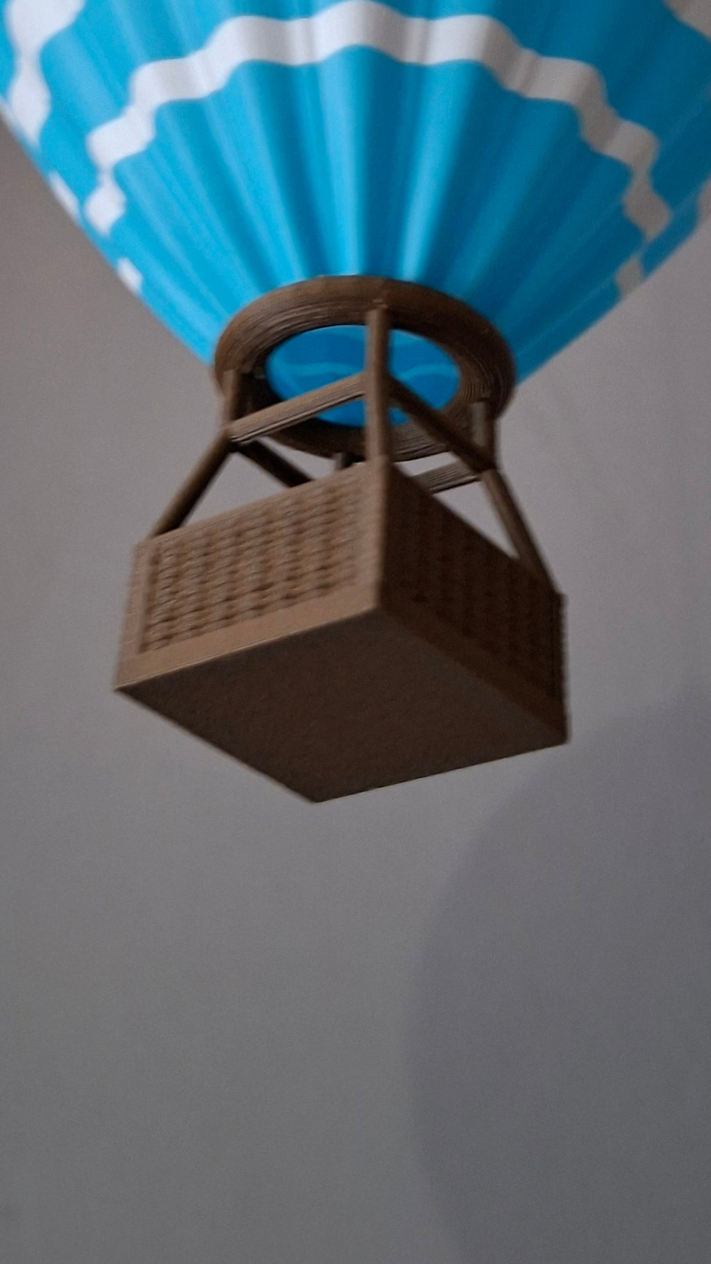 Heißluftballon Maßstab 1:87 3D-Gedruckt, Höhe 22cm
