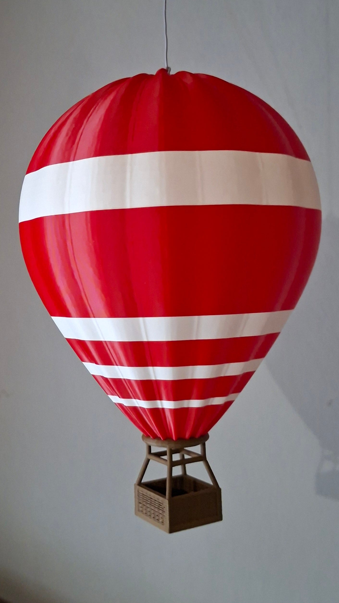 Heißluftballon Maßstab 1:87 3D-Gedruckt, Höhe 22cm